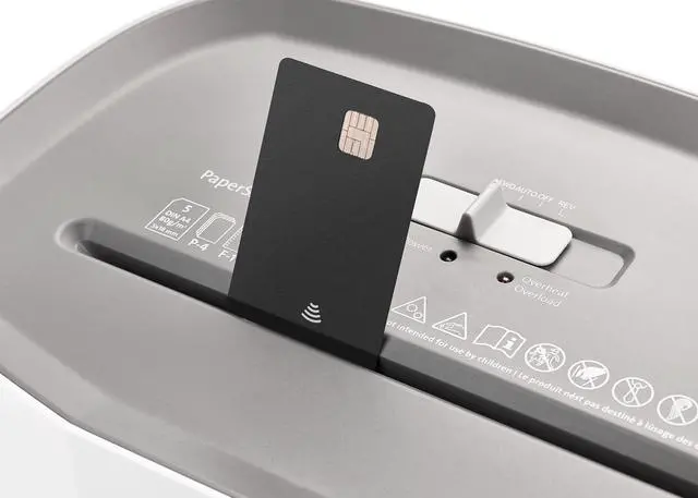 Alt view image 3 of 7 - PaperSAFE PS 140 Paper Shredder, Oil Free, Jam Protection, Security Level P-4, 10 Sheet Max, Shreds Staples, Paper Clips & Credit Cards