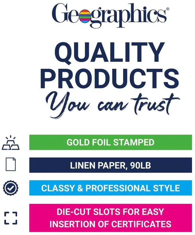 Alt view image 6 of 7 - Classic Linen Document Covers - Certificate Holders, Navy Blue - 12.5 x 9.75 in, 60 Pack