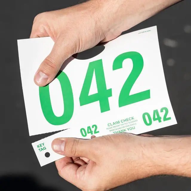 Alt view image 4 of 7 - Car Service Tags 000-999 | Service Dispatch Numbers | Auto Dealer Vehicle Repair Mirror Hang Tags with Numbered Key Tags, 1000 Ct