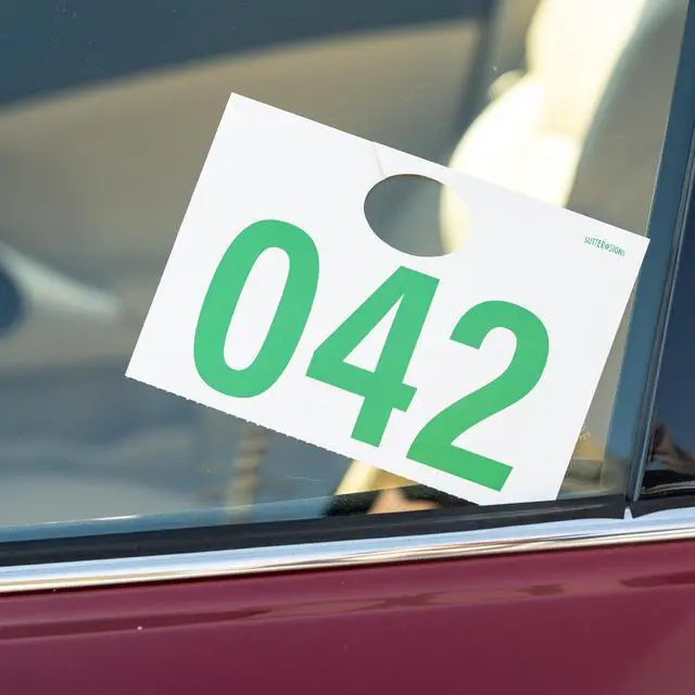 Alt view image 5 of 7 - Car Service Tags 000-999 | Service Dispatch Numbers | Auto Dealer Vehicle Repair Mirror Hang Tags with Numbered Key Tags, 1000 Ct