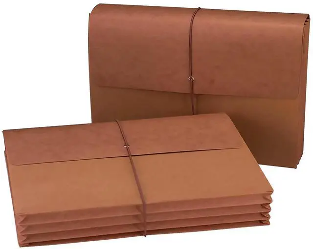 Main image of Redrope Expanding File Wallet, Flap and Cord Closure, 3-1/2" Expansion, Legal Size, 10 per Box (71007) (Pack of 1)