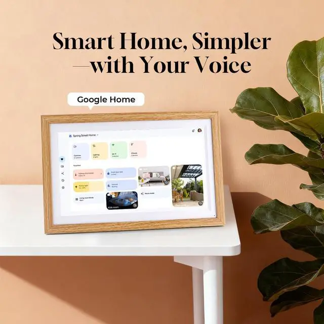 Alt view image 7 of 7 - 15.6" Digital Google Calendar,Android Apps,All-in-one,No Subscription,Oak | Anti-glare FHD touchscreen,Photo Frame,Android Apps,Built-in Battery,Stylus pen,Voice Assistant,Home Hub,Streaming,Wall&Desk