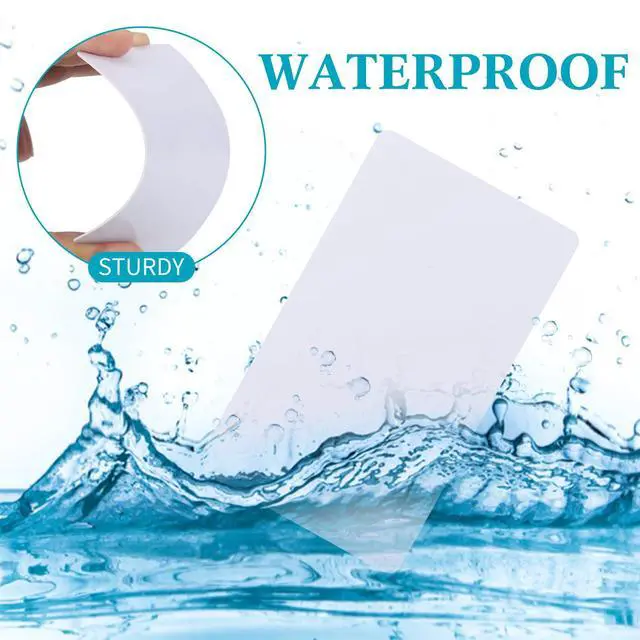 Alt view image 6 of 7 - 3000 Pcs Cr80 30 Mil PVC Cards Quality Blank Plastic ID Credit Cards | PVC Cards Bulk, White Plastic Badge Business Cards Pack