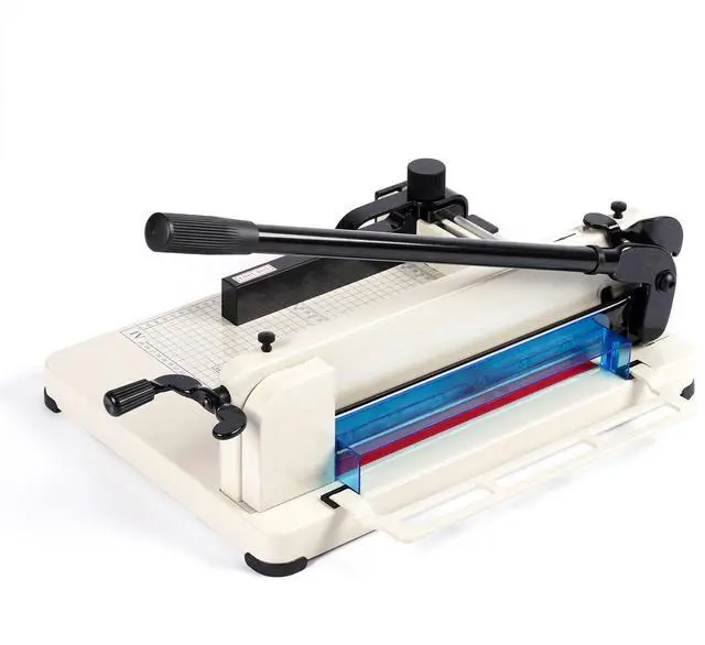 Main image of Heavy Duty Paper Cutter,12 inch Guillotine Paper Cutter,Guillotine Paper Cutters and Trimmers Cards Leather with Metal Base for Office Home School (White, a4)