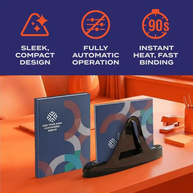 Alt view image 7 of 7 - Unibind60 Pro Thermal Binding Machine only by Compact Book Binder for Office Supplies | No Warm-Up Needed | Fast, Easy Binding for Reports, Documents, and Covers with a Professional Finish