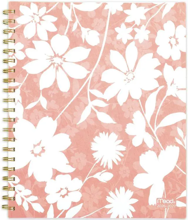 Main image of Planner 2026-2027 Weekly & Monthly Academic 15-Month April-June, 8-1/2" x 11", Flower Patch (1804-905A) (Pack of 12)