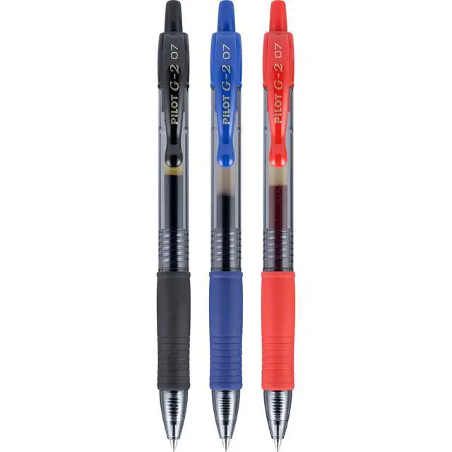 Alt view image 2 of 4 - G2 Premium Gel Roller Pens, Bold Point, Gel Ink Pens, 1 mm, Tub of 36, Black, Blue, Red - Ideal for School, Journaling & Office Writing
