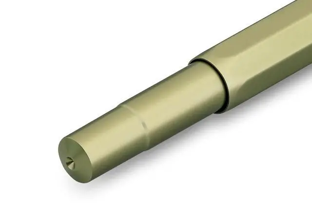 Alt view image 6 of 7 - COLLECTION Fountain Pen Olivine I Premium Aluminium Fountain Pen with Steel Nib for Ink Cartridges Including Metal Box I Exclusive Pen 12.7 cm I Nib: BB (Extra Broad)
