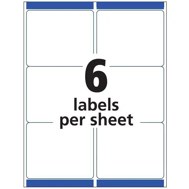 Alt view image 5 of 7 - Matte Frosted Clear Address Labels for Laser Printers, 3-1/3" x 4", 300 Labels, 5 Packs (5664)