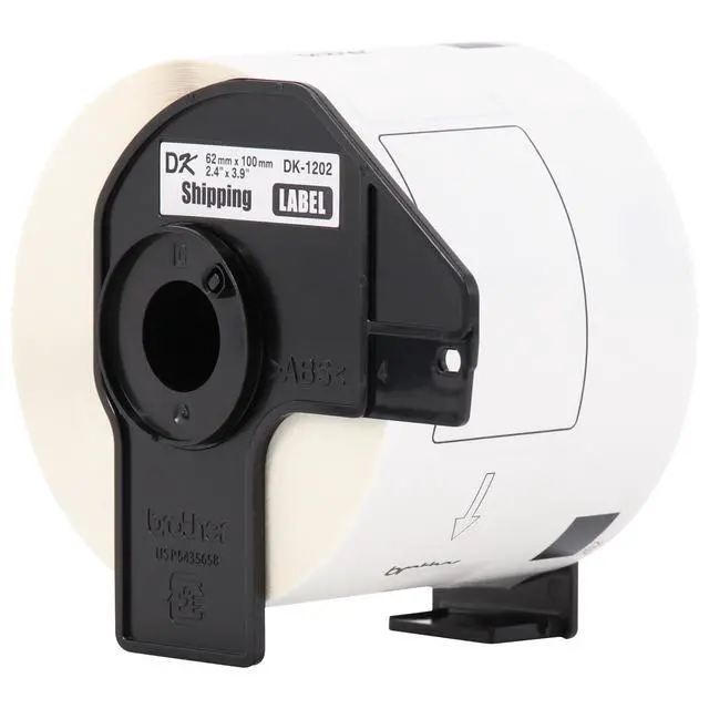 Alt view image 3 of 6 - Genuine DK-12023PK Die-Cut Shipping Paper Labels, Long Lasting Reliability, 300 Labels Per Roll, (3) Rolls per Box, White (DK12023PK)