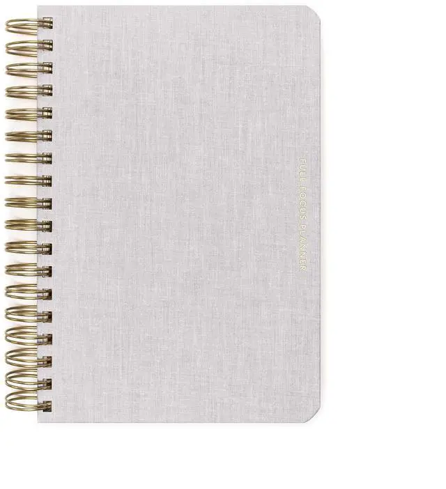 Main image of Linen Coil Planner by Michael Hyatt - The #1 Daily Planner to Set Annual Goals, Increase Focus, Eliminate Overwhelm, and Achieve Your Biggest Goals - Hardcover (Oatmeal)
