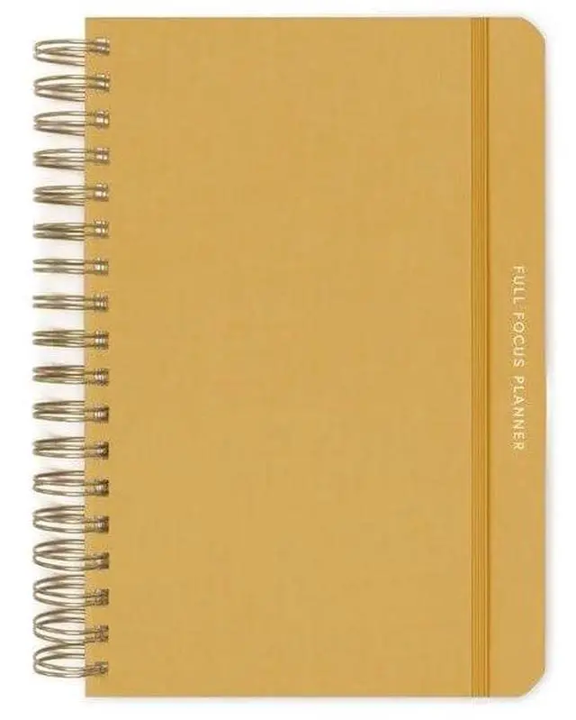 Main image of Linen Coil Planner by Michael Hyatt - The #1 Daily Planner to Set Annual Goals, Increase Focus, Eliminate Overwhelm, and Achieve Your Biggest Goals - Hardcover (Finch)