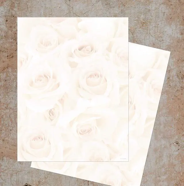 Alt view image 3 of 3 - Blush Roses Letterhead, 80 Count, 8.5"x11" (2014334) (Pack of 12)