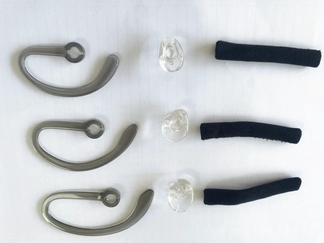 Main image of CS540 Ear Tips + Ear Hook Loops + Foam Spare + Earpads Fit Kit for Plantronics CS540 Savi W440 W740 W745 WH500 EarLoops EarHook Ear Bud Sleeve Part-9Pcs