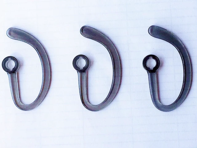 Alt view image 3 of 6 - CS540 Ear Tips + Ear Hook Loops + Foam Spare + Earpads Fit Kit for Plantronics CS540 Savi W440 W740 W745 WH500 EarLoops EarHook Ear Bud Sleeve Part-9Pcs