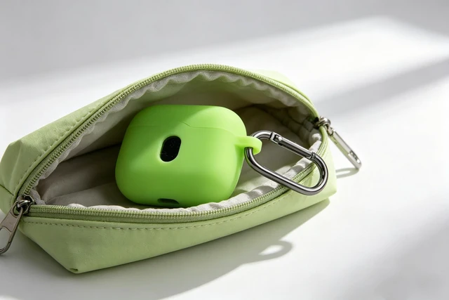 Alt view image 4 of 5 - A90 PRO Cover for Btootos A90 Pro Wireless Earbuds Case Glow in Dark Green Skin
