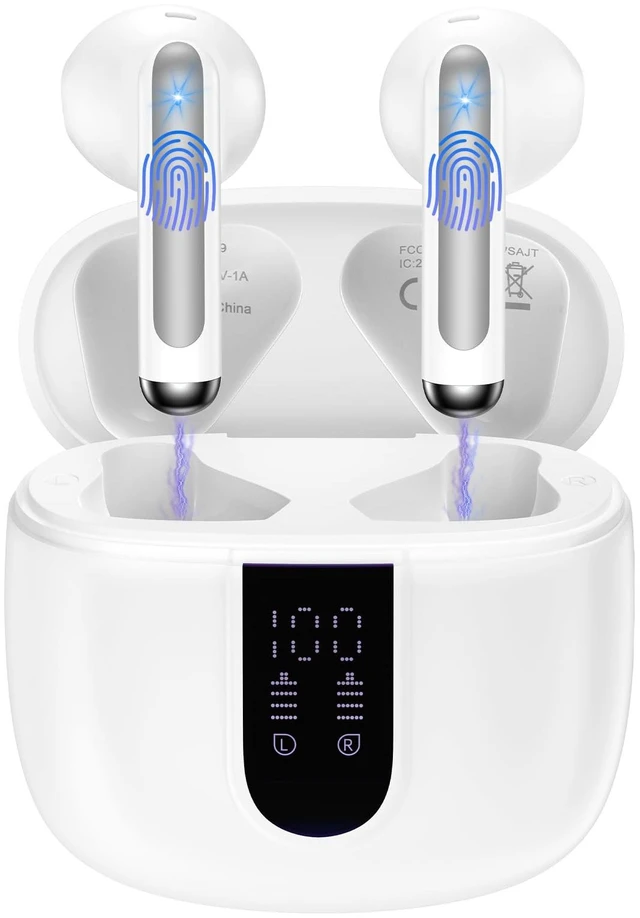 Main image of for Pixel Buds Wireless Earbuds Bluetooth Headphones for Google Pixel 10a 5.3 Ear buds with Noise Cancelling Mic IP7 60H LED Display for Pixel 10 XL/Fold/9a/9/8/7,iPhone 17,Samsung S25 FE,Android