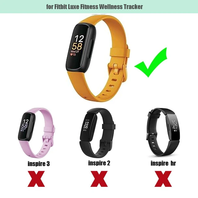 Alt view image 6 of 7 - Bands Compatible with Fitbit Luxe Metal Stainless Steel Watch Band Replacement Classic Durable Solid Link Accessory Buckle Metal Strap Wrist Band for Luxe Fitness Wellness Tracker