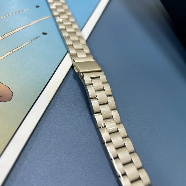 Alt view image 5 of 7 - Bands Compatible with Fitbit Luxe Metal Stainless Steel Watch Band Replacement Classic Durable Solid Link Accessory Buckle Metal Strap Wrist Band for Luxe Fitness Wellness Tracker