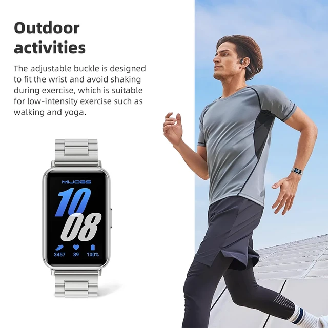 Alt view image 5 of 7 - Strap Compatible with Samsung Galaxy Fit 3 SM-R390 Bands for Women Men, Sport Straps Replacement Wristband Accessories for Samsung Galaxy Fit3