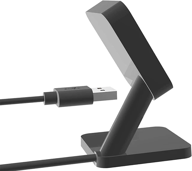 Alt view image 4 of 5 - Compatible with Moto Watch 120, 70, 40 Smart Watch Charging Dock Station, 2-in-1 Charger & Stand, Stable & Safe Charging, Sleek & Functional Design, Black-1
