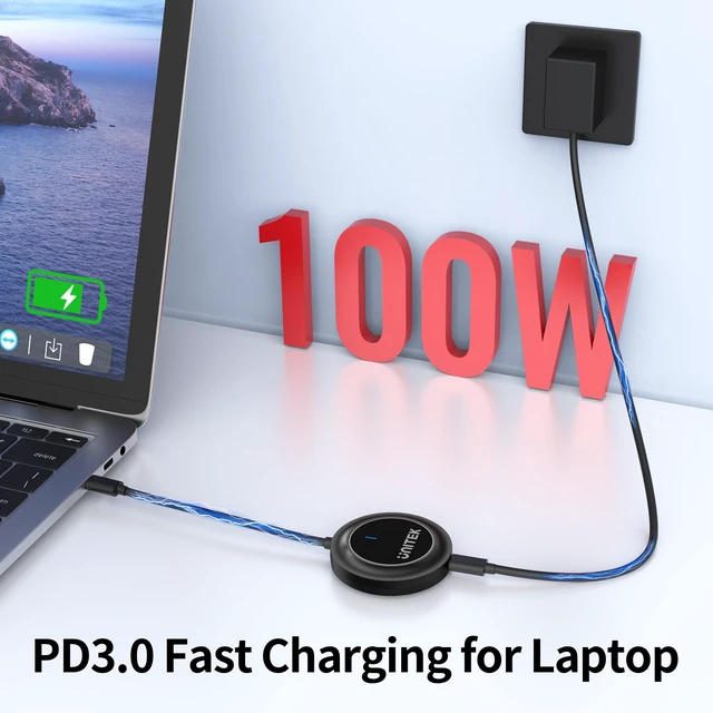 Alt view image 2 of 7 - USB C Wireless HDMI Display Dongle Adapter with PD3.0 Charging Port Portable USB C Wireless Mirroring Transmitter Stream Video to Monitor Projector for TV Phone Laptop iOS Android Windows
