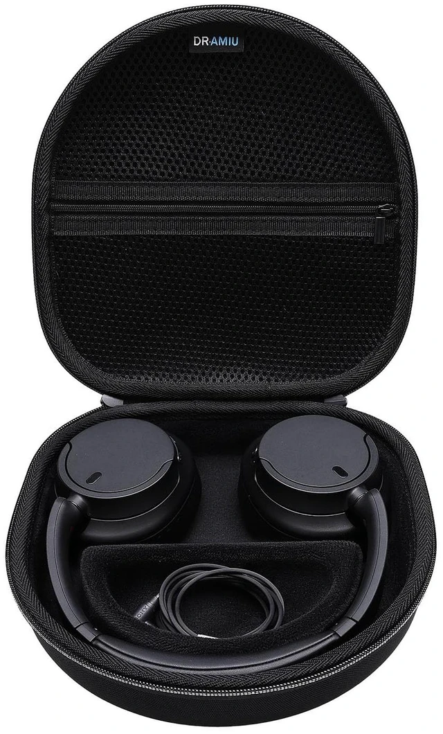 Main image of Large Headphone Case, Black Compatible with JBL Tune/Live 720BT/730BT/770NC/780NC, Bose, Sony, Skullcandy, KVIDIO, TOZO, BERIBES, Soundcore Headphones