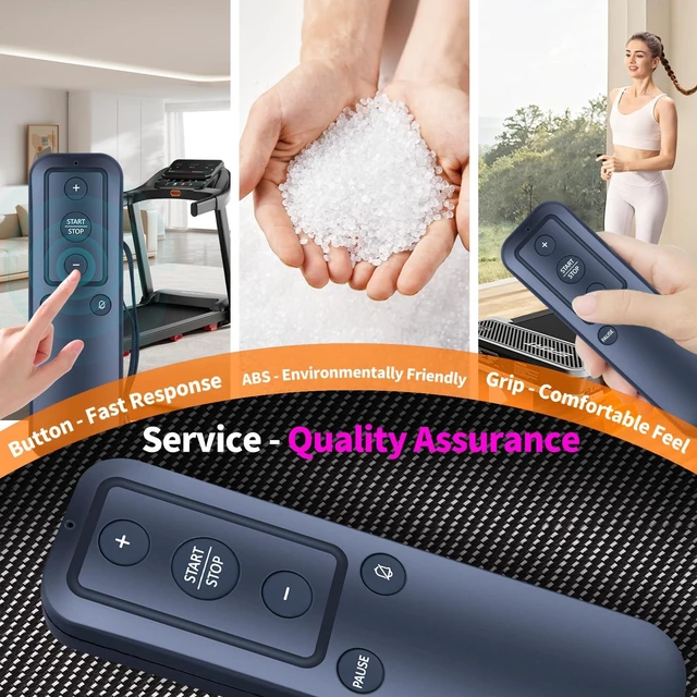 Alt view image 7 of 7 - Replacement Remote for WELLFIT WFWP009 Gkyet GKTR001 Walking Pad Treadmill