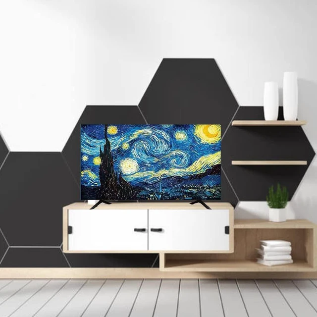 Alt view image 6 of 7 - TV Display Protector - Waterproof, Weatherproof & Dust-Proof for Flat Screen TVs (Starry Sky, 50-52inch)