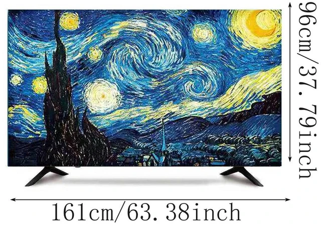 Alt view image 7 of 7 - TV Display Protector - Waterproof, Weatherproof and Dust-Proof Screen Protectors for Flat Screen TVs (Starry Sky, 70 inch)