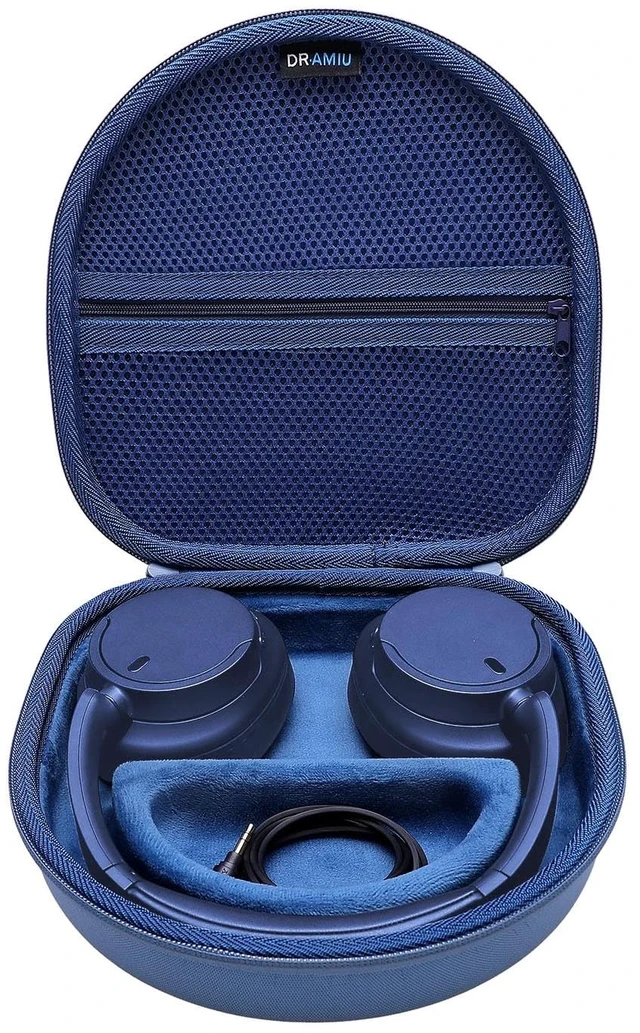 Main image of Large Headphone Case, Blue Compatible with JBL Tune/Live 720BT/730BT/770NC/780NC, Bose, Sony, Skullcandy, KVIDIO, TOZO, BERIBES, Soundcore Headphones