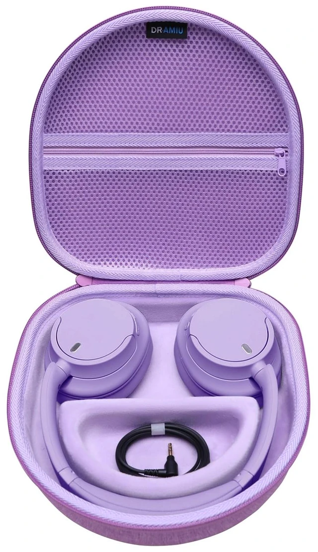 Main image of Large Headphone Case, Purple Compatible with JBL Tune/Live 720BT/730BT/770NC/780NC, Bose, Sony, Skullcandy, KVIDIO, TOZO, BERIBES, Soundcore Headphones