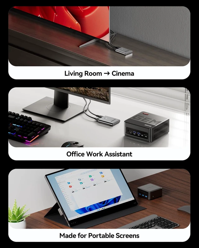Alt view image 7 of 7 - Wireless HDMI Display Adapter, 1080P AirPlay & Miracast Dongle