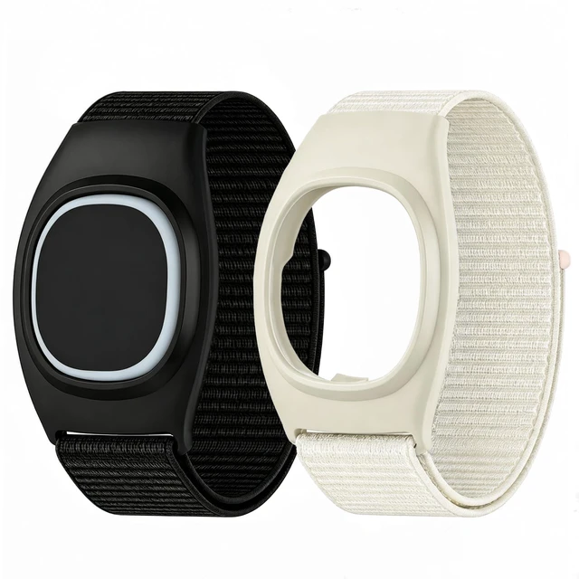 Main image of 2 Pack Nylon Replacement Bands for MagicBand+/Magic Band Plus Accessories Secure Hook-and-Loop Wrist Straps with Integrated Module Holder, Soft Breathable for Disney-Magic Band Plus
