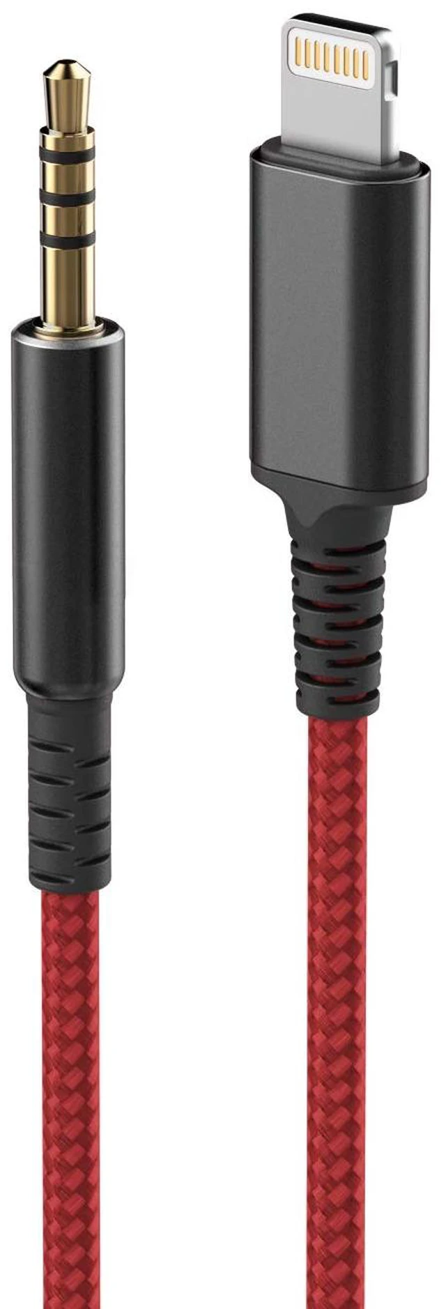 Alt view image 6 of 6 - (Apple MFi Certified) Replacement Headphone Cable with iPhone Lightning Connector (3.5mm) Audio Aux Cord with Mic & Volume Control Remote (Compatible with Beats/Sony/Sennheiser and Audio Tech)