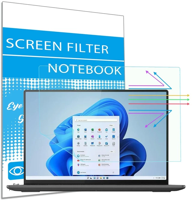 Main image of 16 Inch Anti Blue Light Screen Protector for HP 16'' 16:10 Laptop, HP OmniBook 3&5&7 16/Envy 16/Spectre 16/ZBook 16/OMEN 16/Pavilion 16/ProBook 16/EliteBook 860 865 (G11 G10 G9) 16 Series Laptops