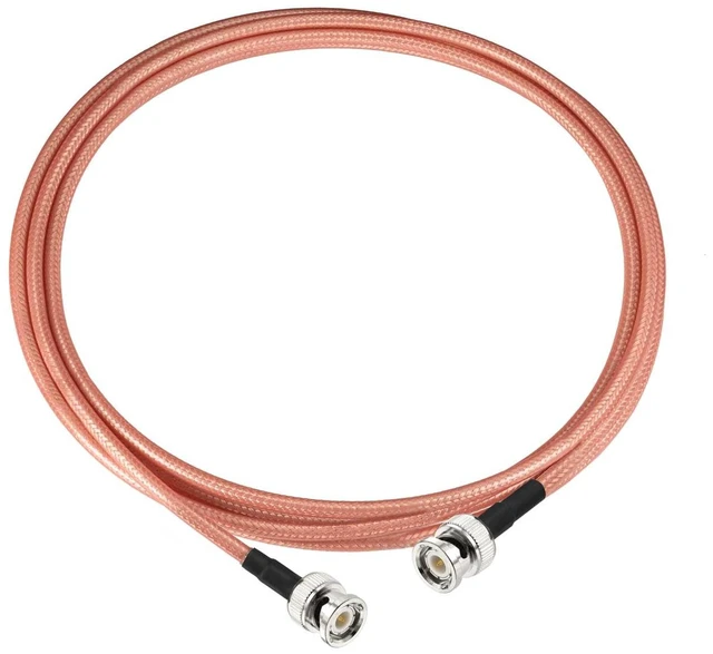 Alt view image 2 of 3 - BNC Male to BNC Male Low Loss RG400 Extension Cable 9.8ft for CB Amateur VHF UHF Ham Radio, Scanner Antenna, Oscilloscope Spectrum Analyzer