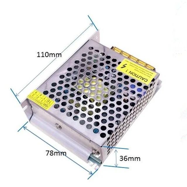 Alt view image 2 of 7 - AC 110V/220V to DC 12V 5A Universal Regulated Switching Power Supply Transformer Adapter LED Driver for CCTV Camera System, Radio,LED Strip,Pixel Lights,Raspberry PI Models