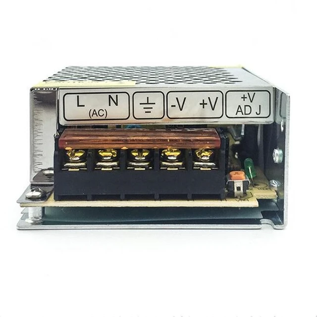 Alt view image 5 of 7 - AC 110V/220V to DC 12V 5A Universal Regulated Switching Power Supply Transformer Adapter LED Driver for CCTV Camera System, Radio,LED Strip,Pixel Lights,Raspberry PI Models