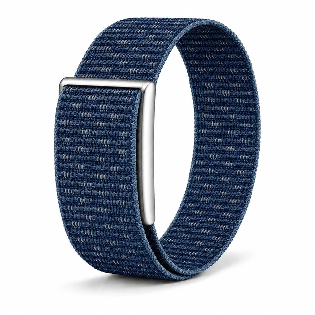 Main image of Upgraded Nylon Wristband Compatible with Amazfit Helio Band, Secure Fit Wrist Strap for Running, Training and Intense Workouts, Adjustable Breathable Quick-Dry Replacement Band