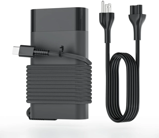 Main image of 65W 45W USB-C Laptop Charger Replacement for HP Spectre x360 Envy 15 EliteBook X360 1030 G4 Pavilion ProBook ZBook Chromebook Fast Power Adapter (Type-C)