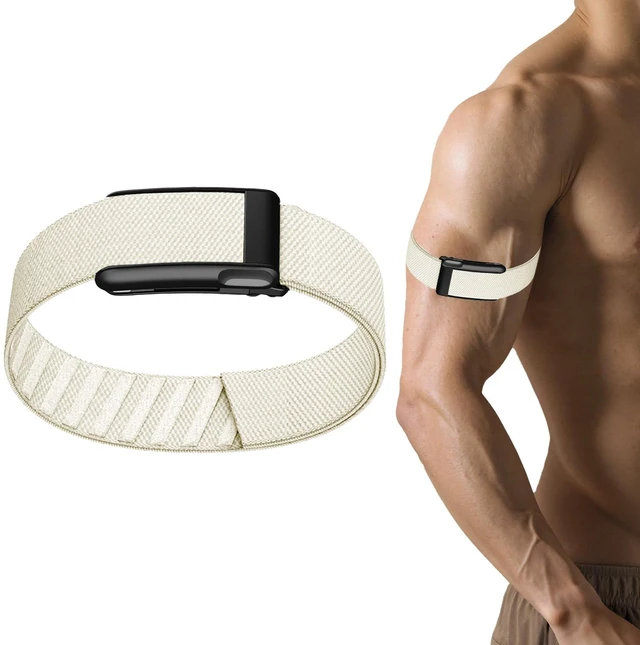 Main image of Bicep Band Compatible with Whoop 5.0 One/Peak & Life (MGECG) - Breathable, Quick-Dry Comfortable Adjustable Nylon Arm Strap for Workout & Activity Tracking