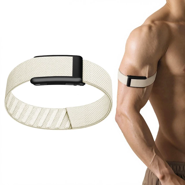 Main image of Bicep Band Compatible with Whoop 5.0 One/Peak & Life (MGECG) - Breathable, Quick-Dry Comfortable Adjustable Nylon Arm Strap for Workout & Activity Tracking