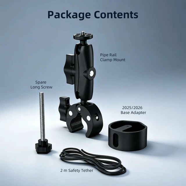 Alt view image 7 of 7 - Starlink Mini Mount, Aluminum Alloy Pipe Rail Clamp Mount Adapter Compatible with RV Camper, Boat, Jeep, UTV, Ladder, Roof Rack, Pole, Rail, Handlebar for Starlink Mini Roam Accessories (2025/2026)