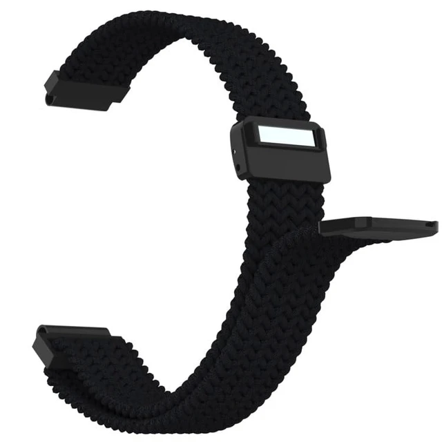 Alt view image 4 of 4 - Nylon Strap Compatible with Garmin Vivofit Jr. 3 Bands Watch Sport Hoop&Loop Wristband - Black