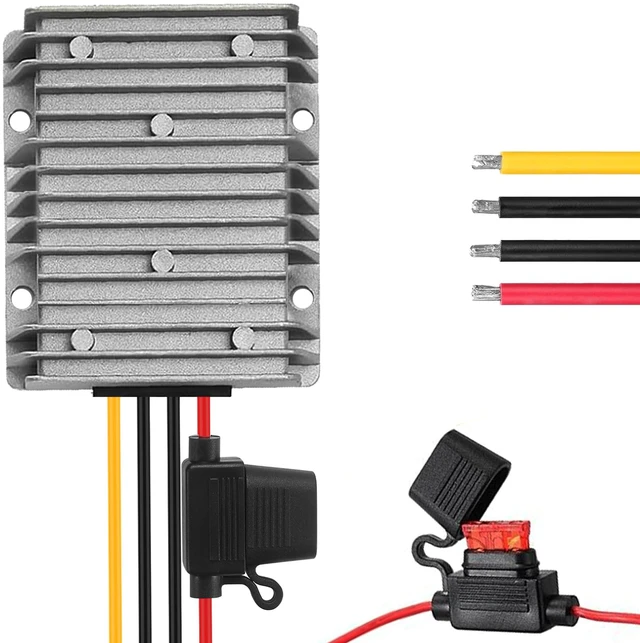 Main image of DC 40A 480W 24V to 12V Step Down Converter 12v Buck Converter DC Transformer with Fuse Reducer Power Supply for Vehicle etc
