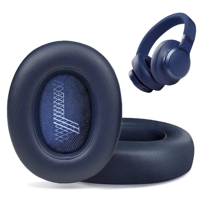 Main image of Replacement Ear Pads for JBL E65 (E65BT E65BTNC)/Live 650 (650NC 650BTNC)/Live 660 (660NC 660BTNC)/Duet NC Over-Ear Headphones, Headset Ear Cushions, Headset Earpads, Ear Cups Cover (Blue(W))