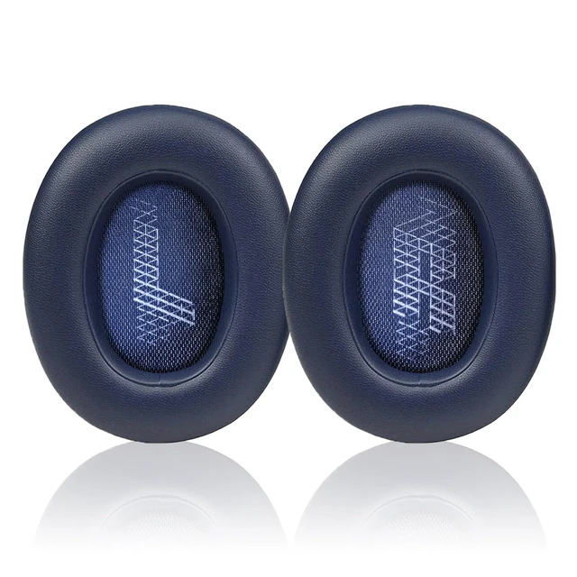 Alt view image 5 of 7 - Replacement Ear Pads for JBL E65 (E65BT E65BTNC)/Live 650 (650NC 650BTNC)/Live 660 (660NC 660BTNC)/Duet NC Over-Ear Headphones, Headset Ear Cushions, Headset Earpads, Ear Cups Cover (Blue(W))
