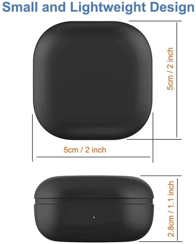 Alt view image 5 of 6 - Charging Case for Galaxy Buds 2 Pro SM-R510, Charger Station ONLY for Samsung Galaxy Buds 2 Pro Bluetooth Earbuds (Black)