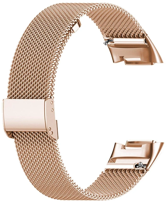 Main image of Stainless Steel Mesh Band for Fitbit Charge 6 / Charge 5, Quick Release Metal Adjustable Women and Men Wristband Strap Compatible with Fitbit Charge 5
